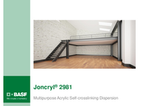 Thumbnail of document Product information guide - JONCRYL® 2981