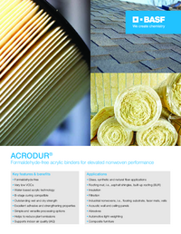 Thumbnail of document Product selection guide - ACRODUR®