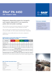 Thumbnail of document Value card - EFKA® PA 4450