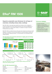 Thumbnail of document Value card - EFKA® RM 1506