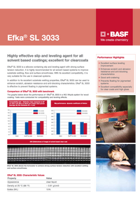 Thumbnail of document Value card - EFKA® SL 3033