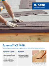 Thumbnail of document Value card - ACRONAL® NX 4846