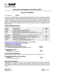 Thumbnail of document Regulatory information sheet - JONCRYL® FLX 5000-A