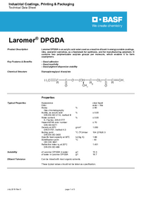 Thumbnail of document Technical datasheet - LAROMER® DPGDA