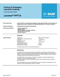 Thumbnail of document Technical datasheet - LAROMER® PPTTA