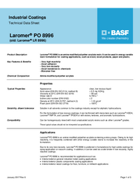 Thumbnail of document Technical datasheet - LAROMER® PO 8996