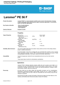 Thumbnail of document Technical datasheet - LAROMER® PE 56 F