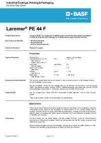 Thumbnail of document Technical datasheet - LAROMER® PE 44 F