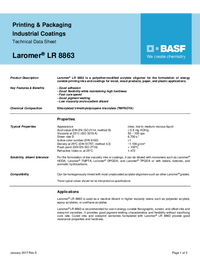 Thumbnail of document Technical datasheet - LAROMER® LR 8863