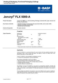 Thumbnail of document Technical datasheet - JONCRYL® FLX 5000-A