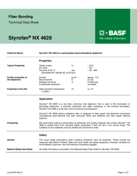 Thumbnail of document Technical datasheet - STYROFAN® NX 4628