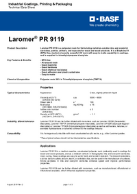 Thumbnail of document Technical datasheet - LAROMER® PR 9119