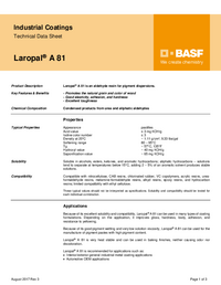 Thumbnail of document Technical datasheet - LAROPAL® A 81