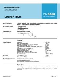 Thumbnail of document Technical datasheet - LAROMER® TBCH