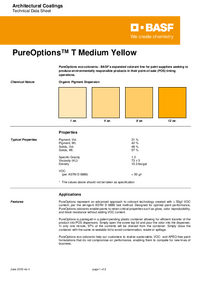 Thumbnail of document Technical datasheet - PureOptions® T Medium Yellow