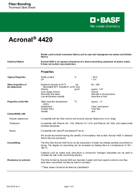 Thumbnail of document Technical datasheet - ACRONAL® 4420 X