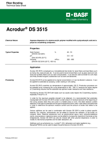 Thumbnail of document Technical datasheet - ACRODUR® DS 3515 na