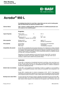 Thumbnail of document Technical datasheet - ACRODUR® 950 L