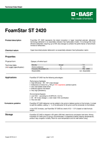 Thumbnail of document Technical datasheet - FOAMSTAR® ST 2420