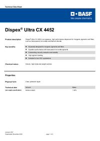 Thumbnail of document Technical datasheet - DISPEX® Ultra CX 4452