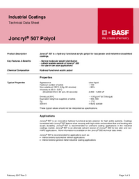 Thumbnail of document Technical datasheet - JONCRYL® 507