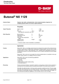 Thumbnail of document Technical datasheet - BUTONAL® NX 1129