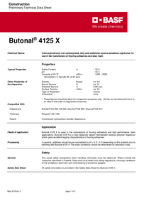 Thumbnail of document Technical datasheet - BUTONAL® 4125 X