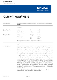 Thumbnail of document Technical datasheet - QUICK-TRIGGER® 4333