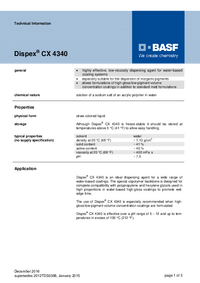 Thumbnail of document Technical datasheet - DISPEX® CX 4340