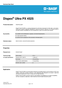 Thumbnail of document Technical datasheet - DISPEX® Ultra PX 4525