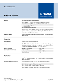 Thumbnail of document Technical datasheet - EFKA® FA 4608