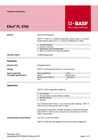 Thumbnail of document Technical datasheet - EFKA® FL 3785