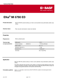 Thumbnail of document Technical datasheet - EFKA® MI 6790 ED