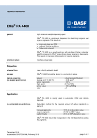 Thumbnail of document Technical datasheet - EFKA® PA 4400