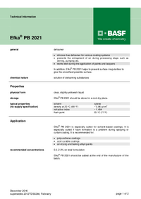 Thumbnail of document Technical datasheet - EFKA® PB 2021