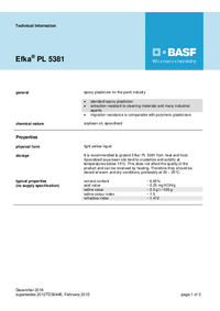 Thumbnail of document Technical datasheet - EFKA® PL 5381