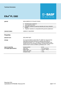 Thumbnail of document Technical datasheet - EFKA® PL 5382