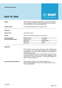 Thumbnail of document Technical datasheet - EFKA® PL 5646