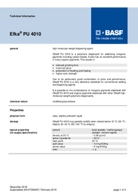 Thumbnail of document Technical datasheet - EFKA® PU 4010