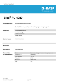 Thumbnail of document Technical datasheet - EFKA® PU 4080