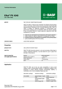 Thumbnail of document Technical datasheet - EFKA® PX 4340