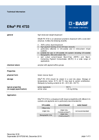 Thumbnail of document Technical datasheet - EFKA® PX 4733