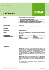 Thumbnail of document Technical datasheet - EFKA® RM 1463