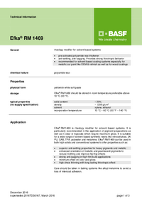 Thumbnail of document Technical datasheet - EFKA® RM 1469