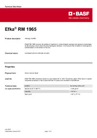 Thumbnail of document Technical datasheet - EFKA® RM 1965