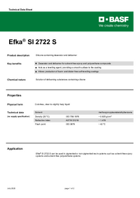 Thumbnail of document Technical datasheet - EFKA® SI 2722 S