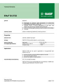 Thumbnail of document Technical datasheet - EFKA® SI 2723