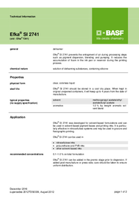 Thumbnail of document Technical datasheet - EFKA® SI 2741