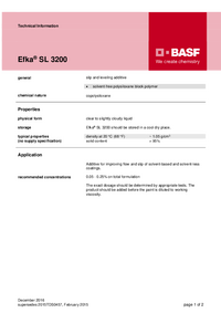 Thumbnail of document Technical datasheet - EFKA® SL 3200