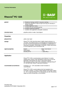 Thumbnail of document Technical datasheet - RHEOVIS® PE 1320 NC